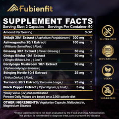 Product packshot of Fubienfit Shilajit Capsules