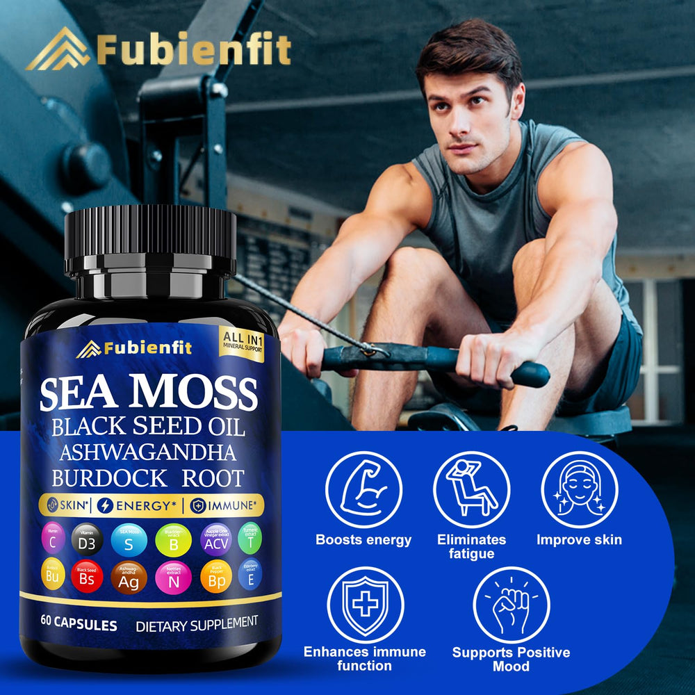 Vegan, organic Irish sea moss capsules