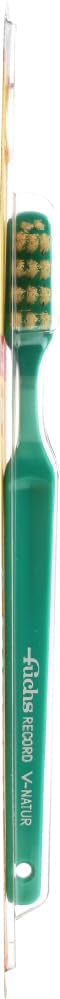 Side view of Fuchs Record V toothbrush in a 5-pack