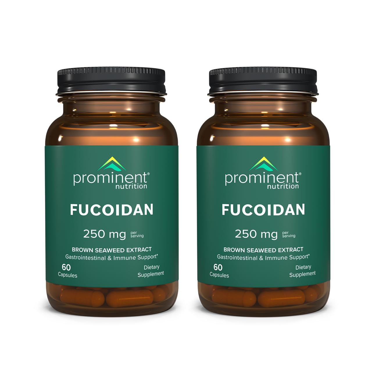 Prominent Nutrition Fucoidan bottle – 250mg, 60 count