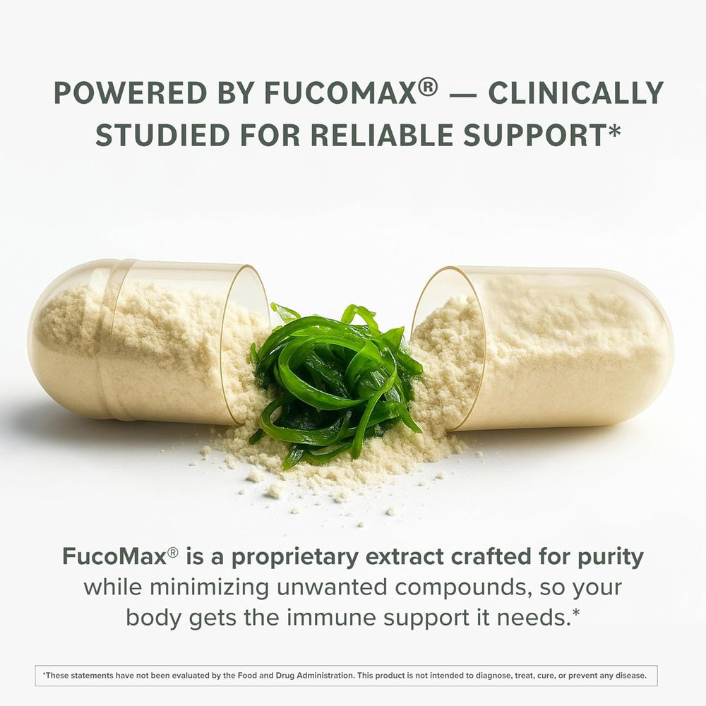 Vegan non-GMO fucoidan capsules