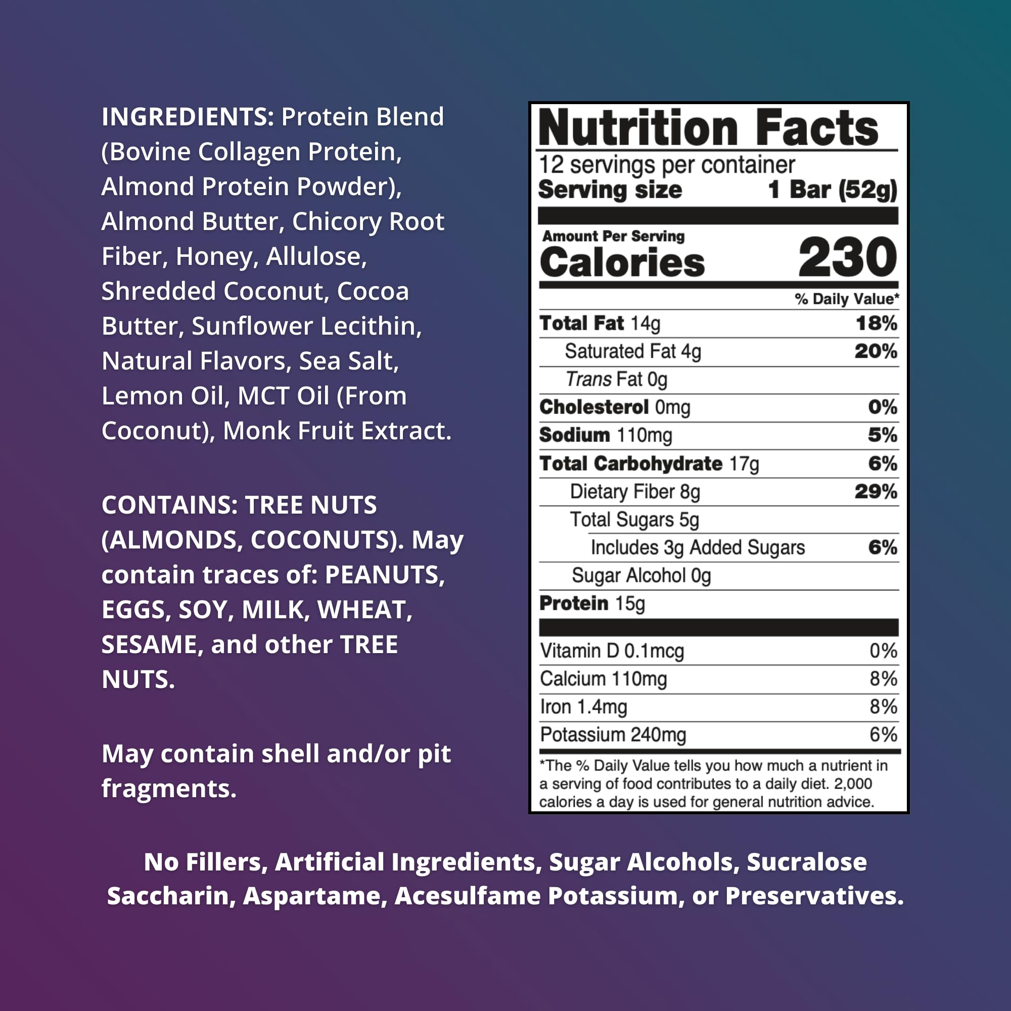 Fuel 4 Ever Lemon Coconut bar close-up shows bright lemon, creamy coconut texture.