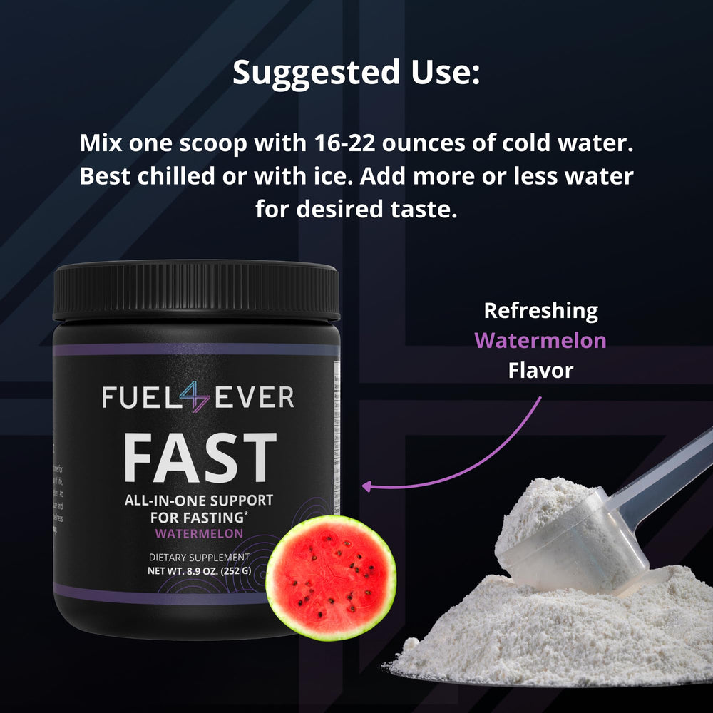 Fuel 4 Ever FAST creatine monohydrate label suggests training support