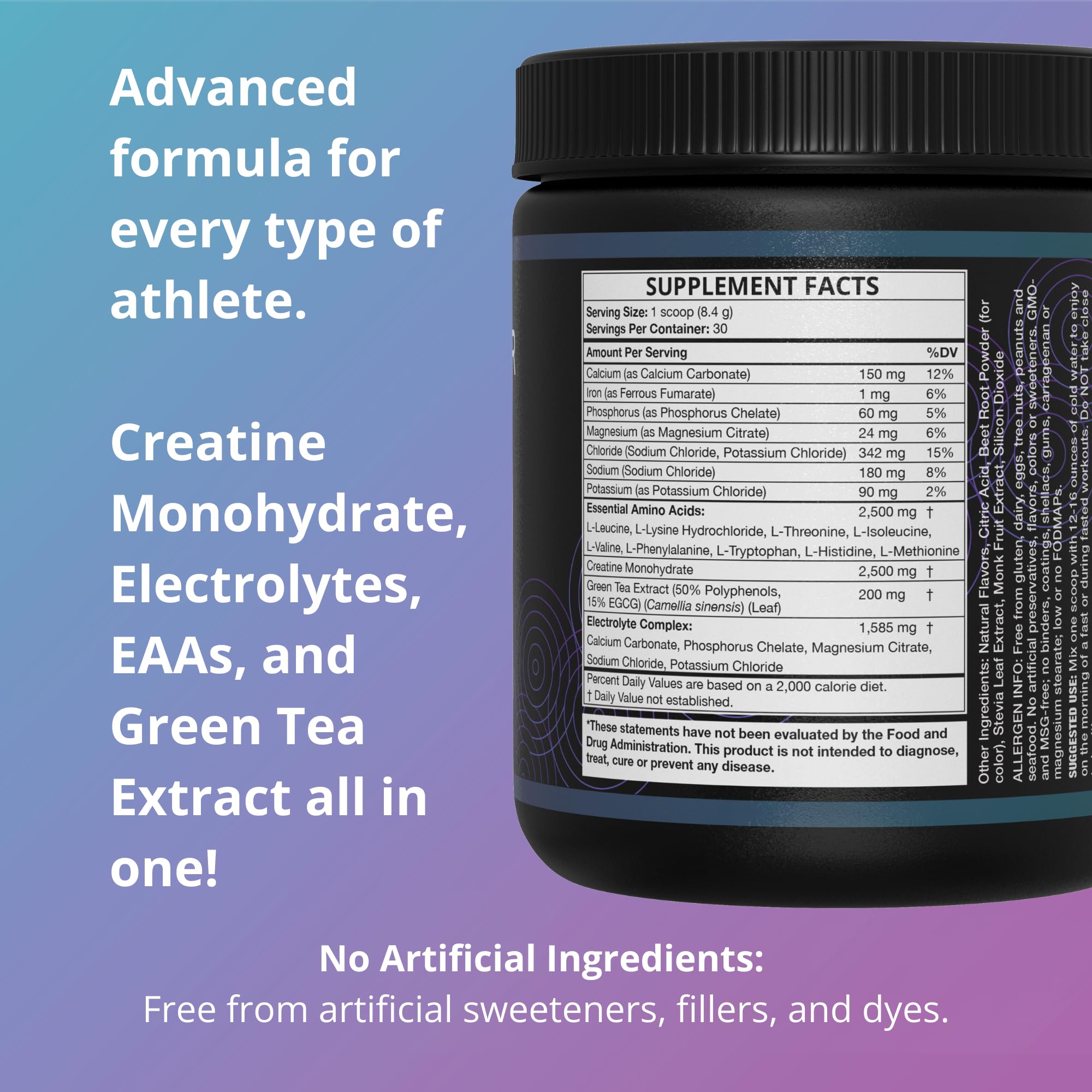 Fuel 4 Ever FAST watermelon powder scoop for easy on-the-go hydration