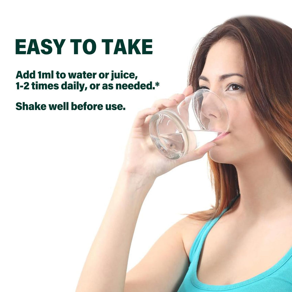 Fuenvegtal Bottle and measuring dropper emphasizes precise dosing.