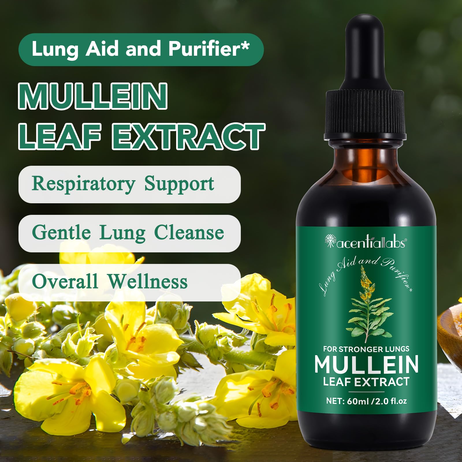 FUKEVY Mullein Drops bottle side packaging