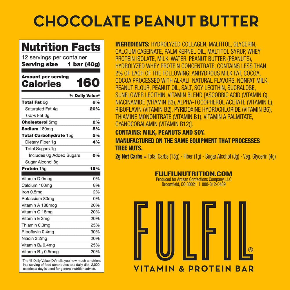 Fulfil Protein Bars on-the-go snack being grabbed from a bag.