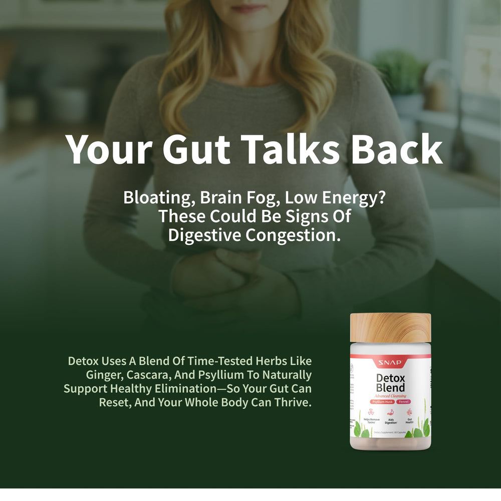 Full body detox support capsules for daily wellness