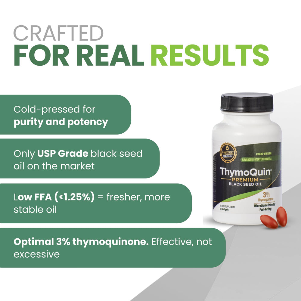 Full-spectrum black seed oil capsules close-up