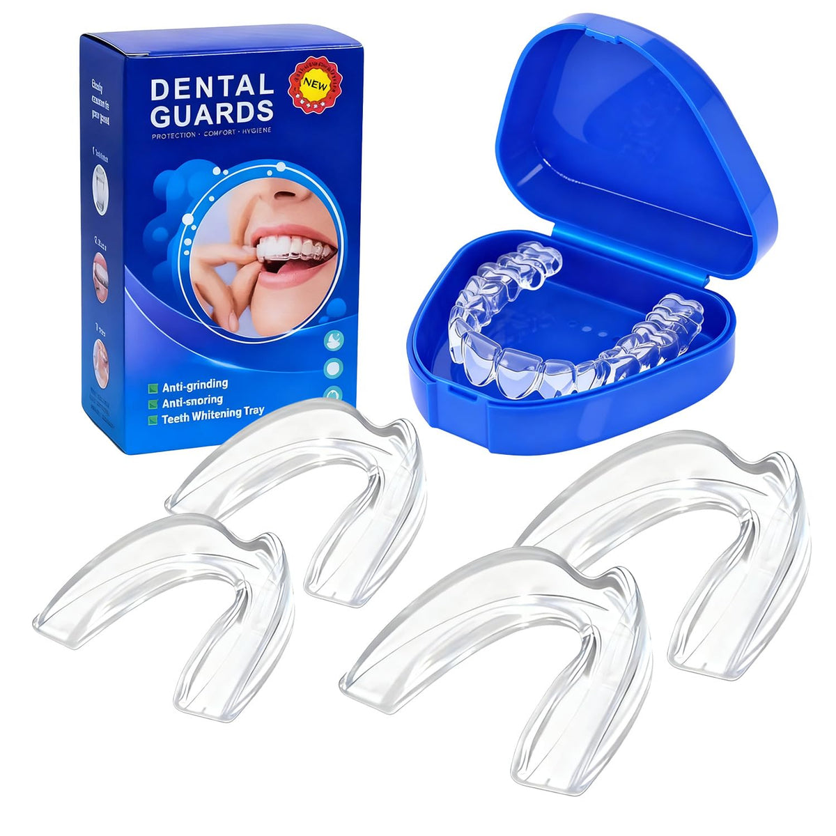 Fullaye four-pack mouth guard packaging