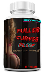 Fuller Curves Plus bottle and capsules on a clean surface