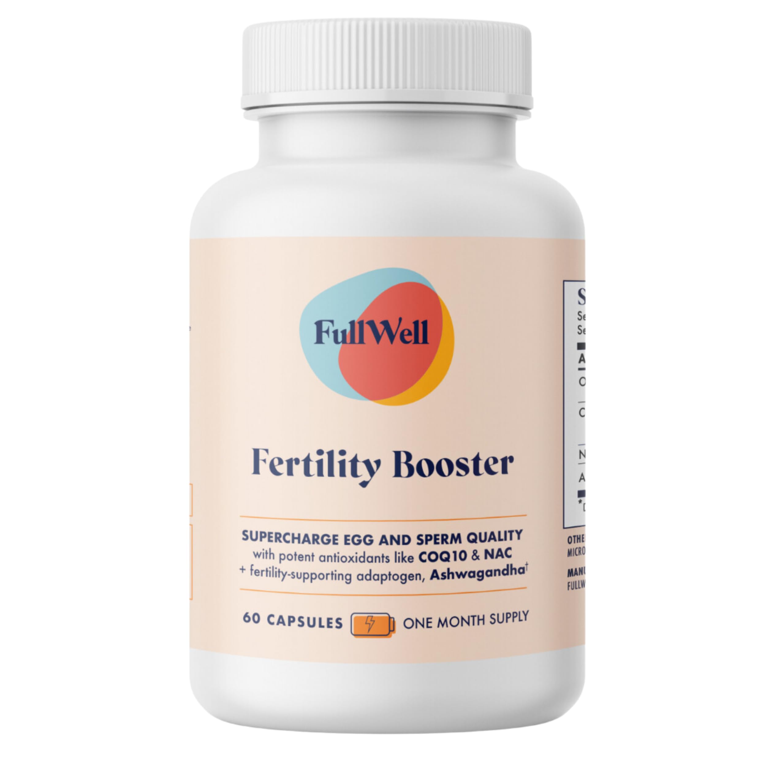 FullWell Fertility Booster bottle front label