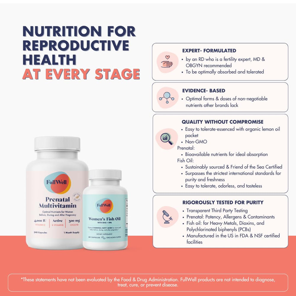 Nutrition panel showing 26+ essential nutrients