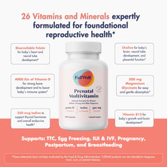 FullWell Prenatal Vitamins Lemon blister packaging