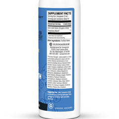 Label details for Sunwarrior Fulvic Acid Complex 8 oz Silver Strength