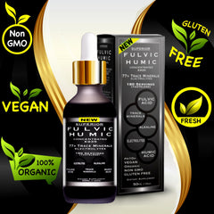 Liquid with 77+ trace minerals and electrolytes illustration