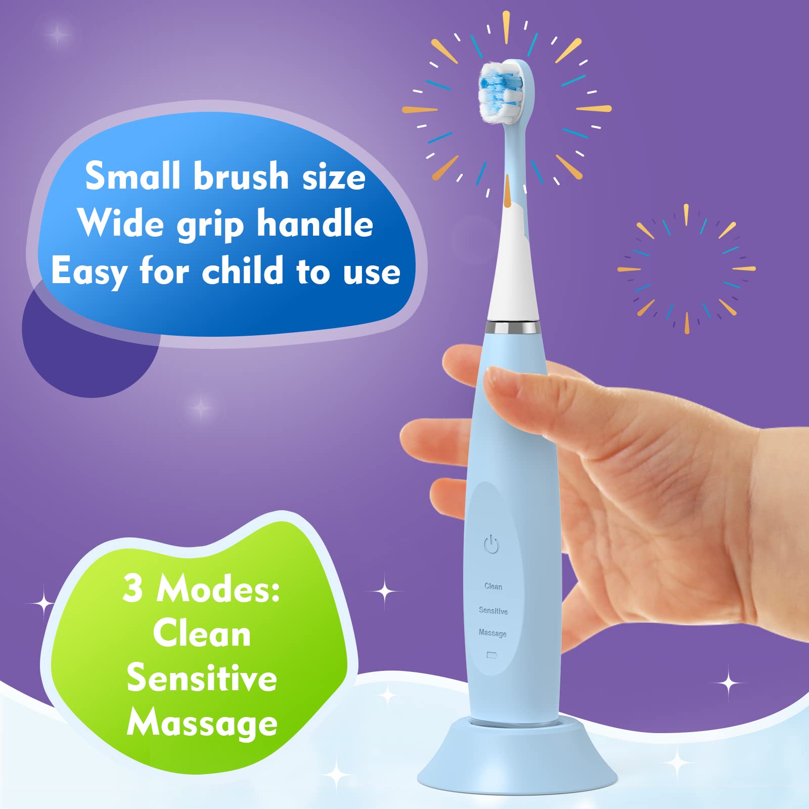 Silicone-wrapped soft brush head on FUMEIKANG toothbrush