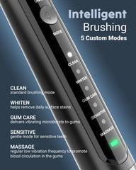 8 replacement brush heads included with the kit