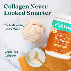 Collagen peptides with Lion's Mane for brain health