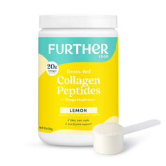 Further Food Lemon Collagen Peptides Powder jar