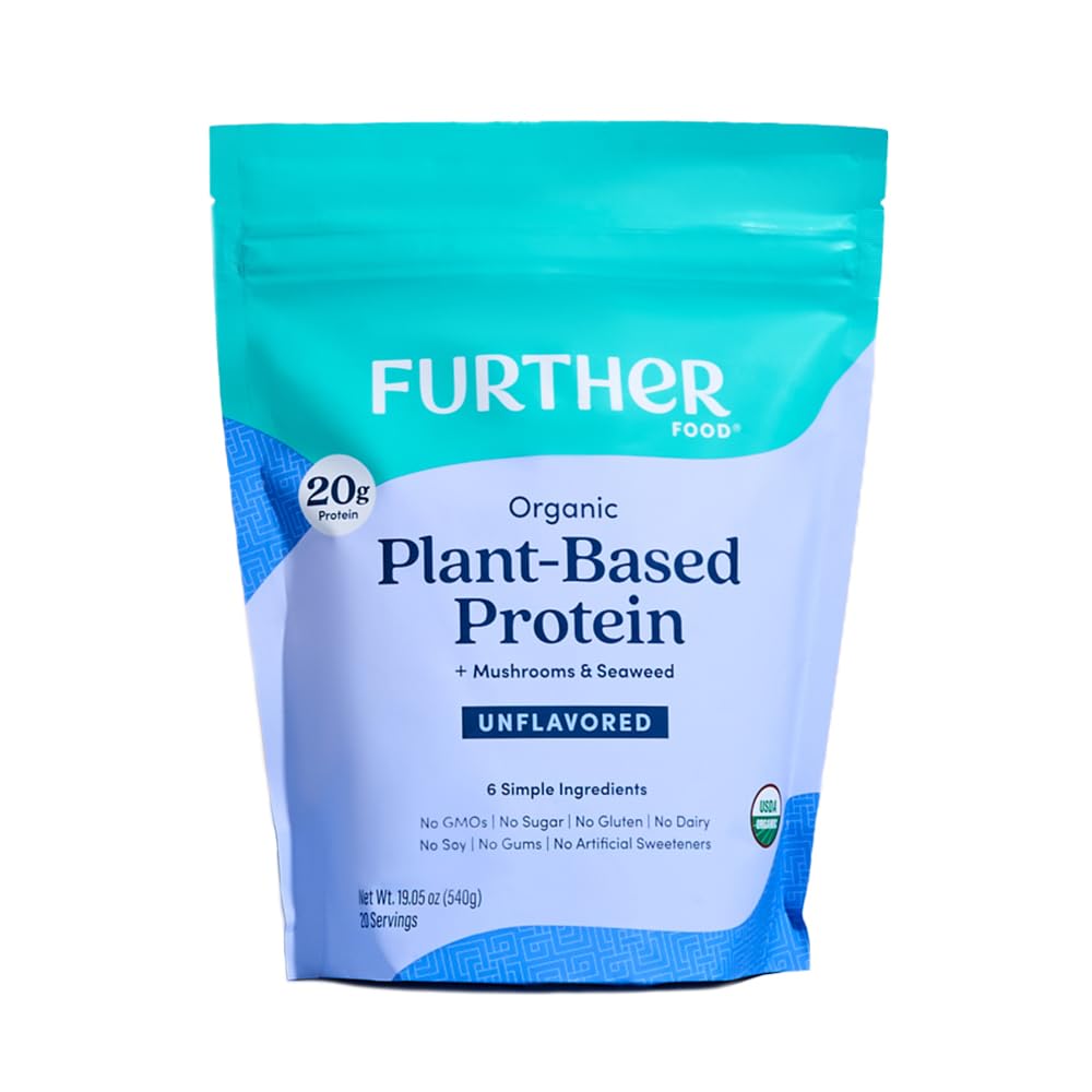 Further Food unflavored protein powder bag for clean, versatile shakes