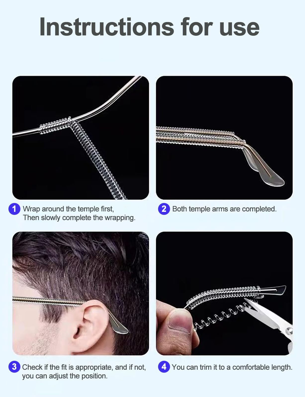 Anti-slip sleeve retainer for glasses