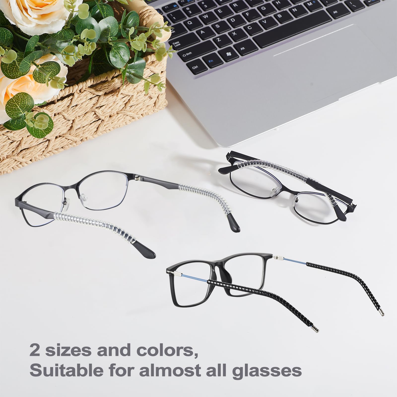Ear cushions compatible with sunglasses and glasses