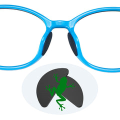 Close-up of frog-inspired microfibers on Fusanwin eyeglass nose pad