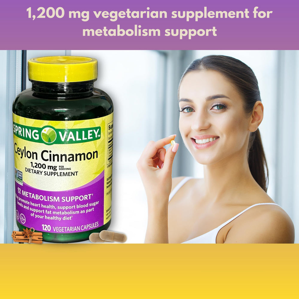 Gluten-free, dairy-free cinnamon supplement packaging