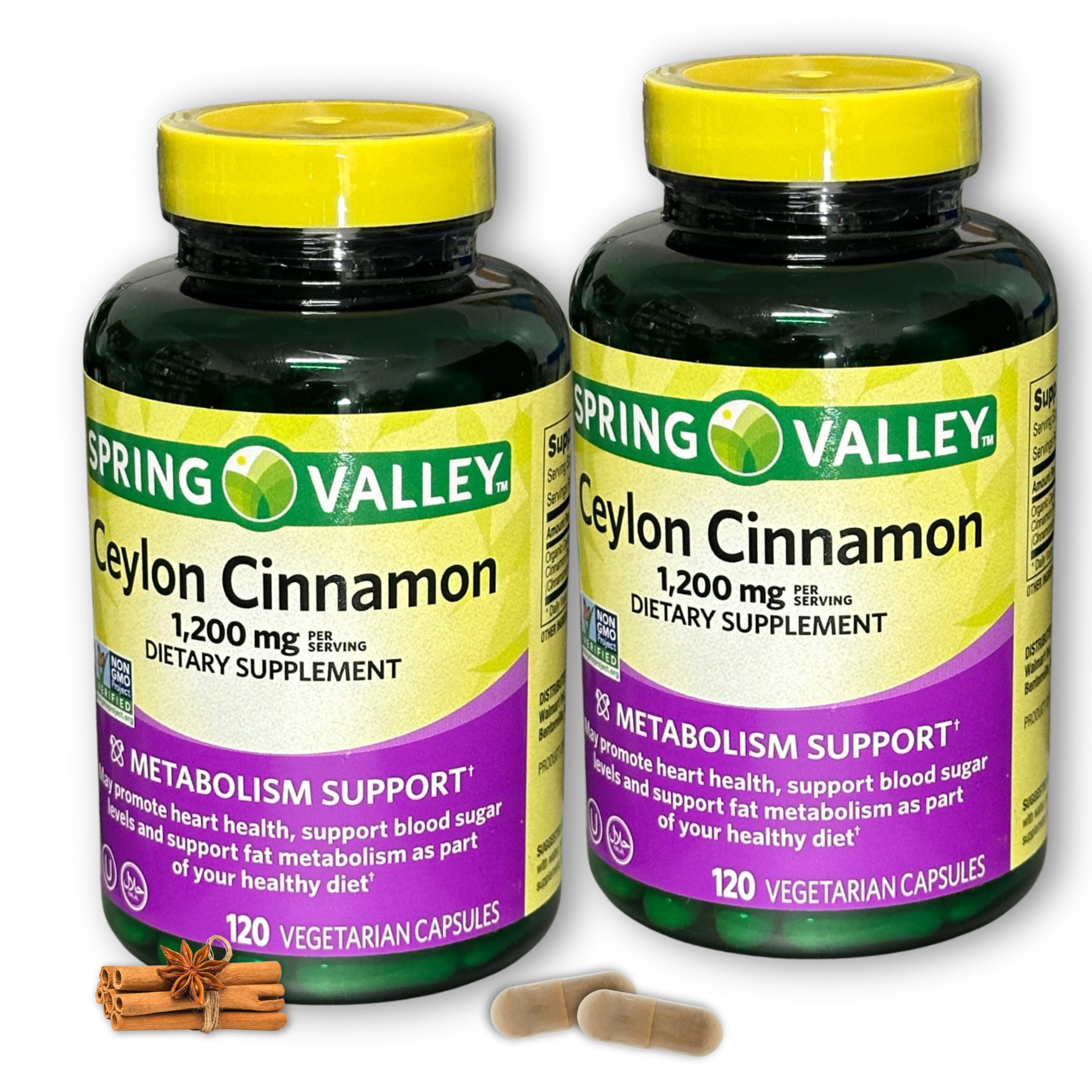 Wellness concept with Cinnamon imagery and product branding