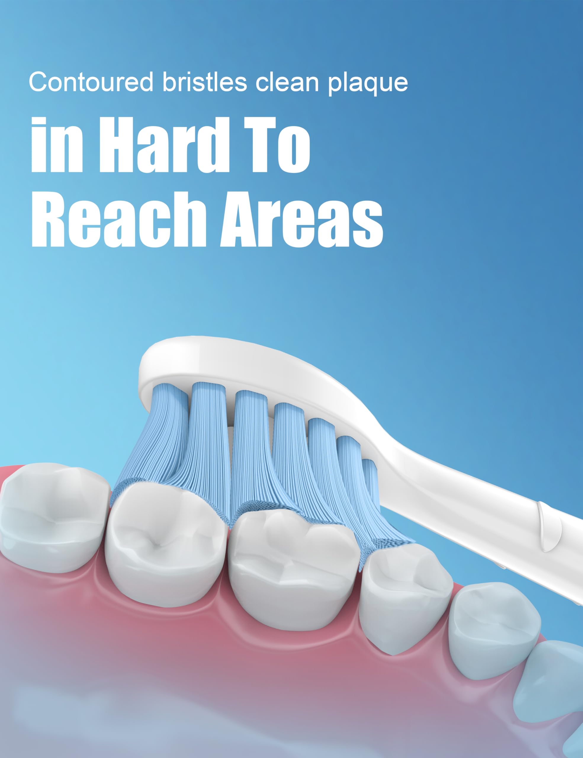 Hygienic cap and vacuum packaging protecting bristles