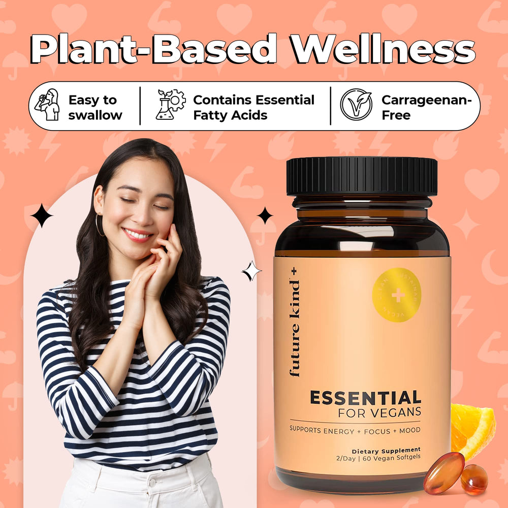 Sustainable packaging for Future Kind vegan vitamins