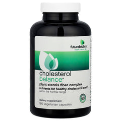 Futurebiotics CholesterolBalance bottle with label and 180 vegetarian capsules