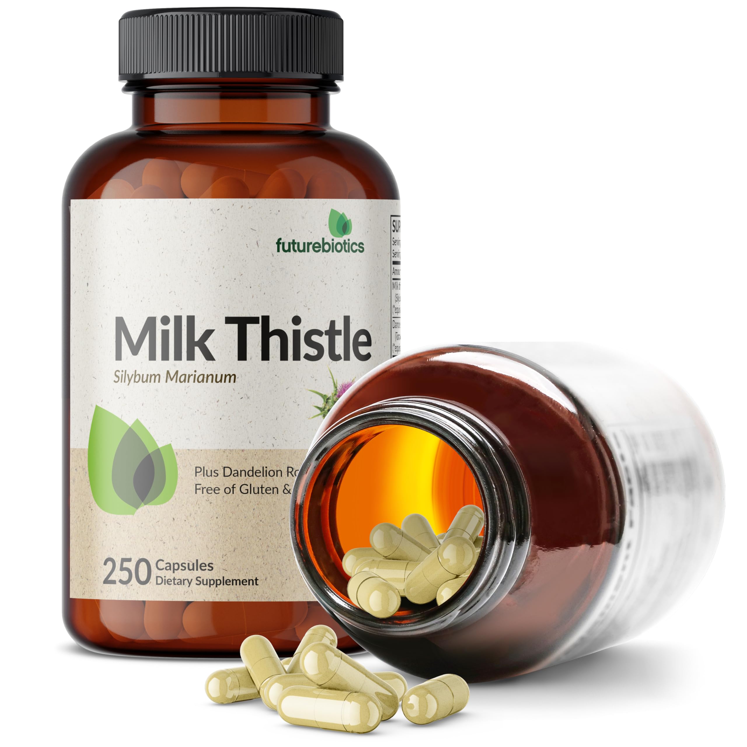 Dandelion Root and milk thistle supplement for detox and liver support