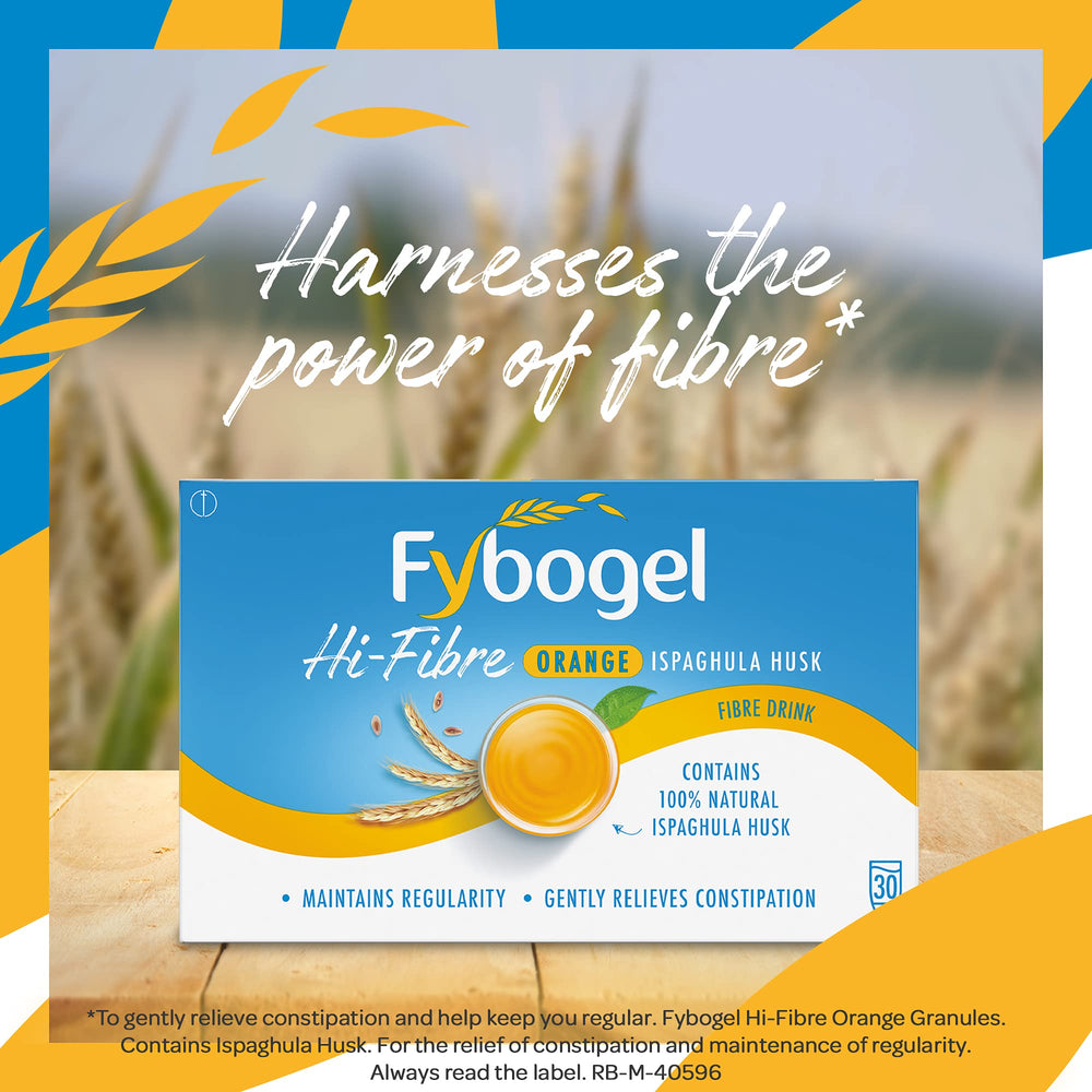 Sachets laid out for daily fibre dose