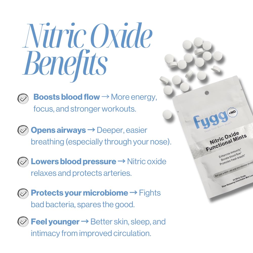 fygg NOX mints in use for a quick breath lift