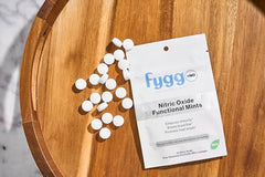 fygg NOX mints in use for a quick breath lift