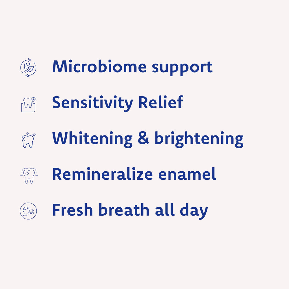 Fygg toothpaste ingredients: prebiotics, xylitol, chicory root, L-Arginine