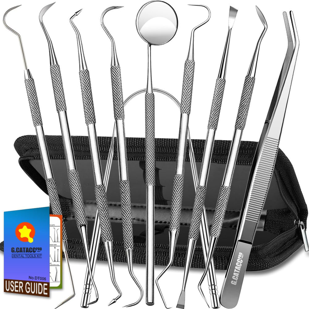 G.CATACC 10-pack dental tools set with case