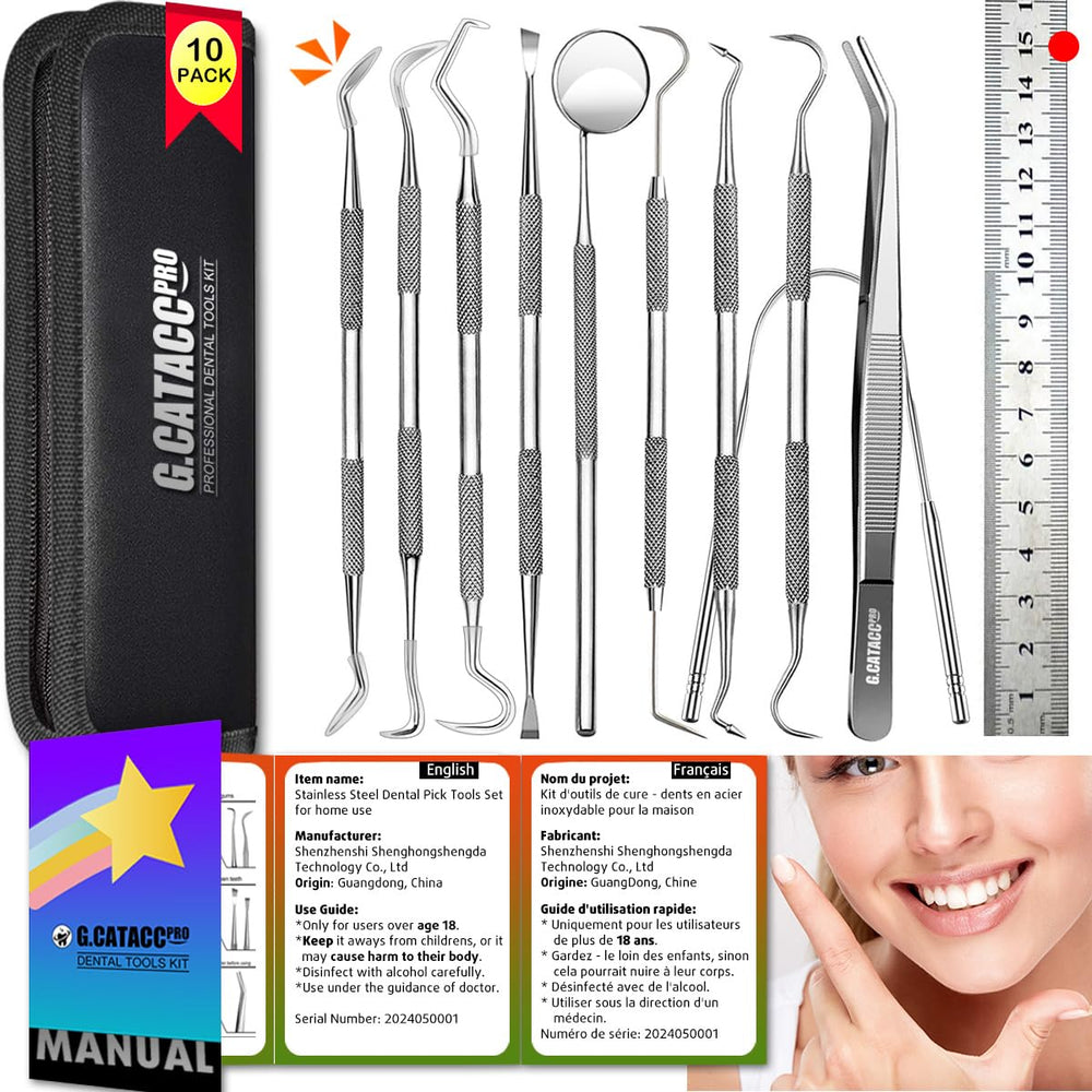 Dishwasher-safe stainless steel dental tools