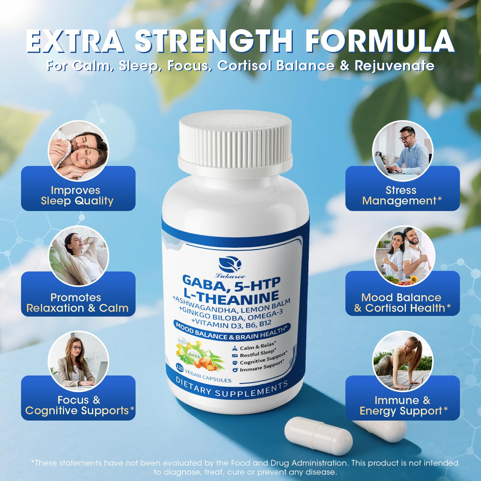 Omega-3 and Ginkgo Biloba information on packaging