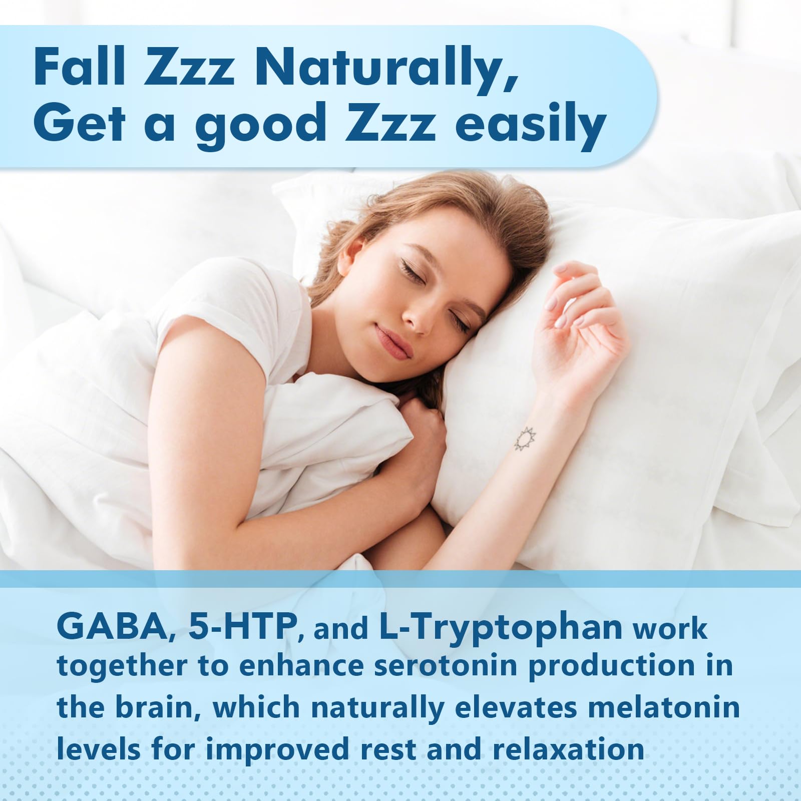 GABA gummies bottle for adults emphasizing relaxation and sleep support.