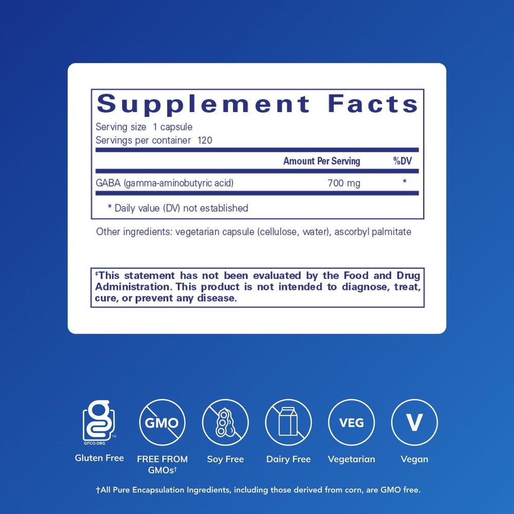 GABA supplement with premium amino acids for relaxation