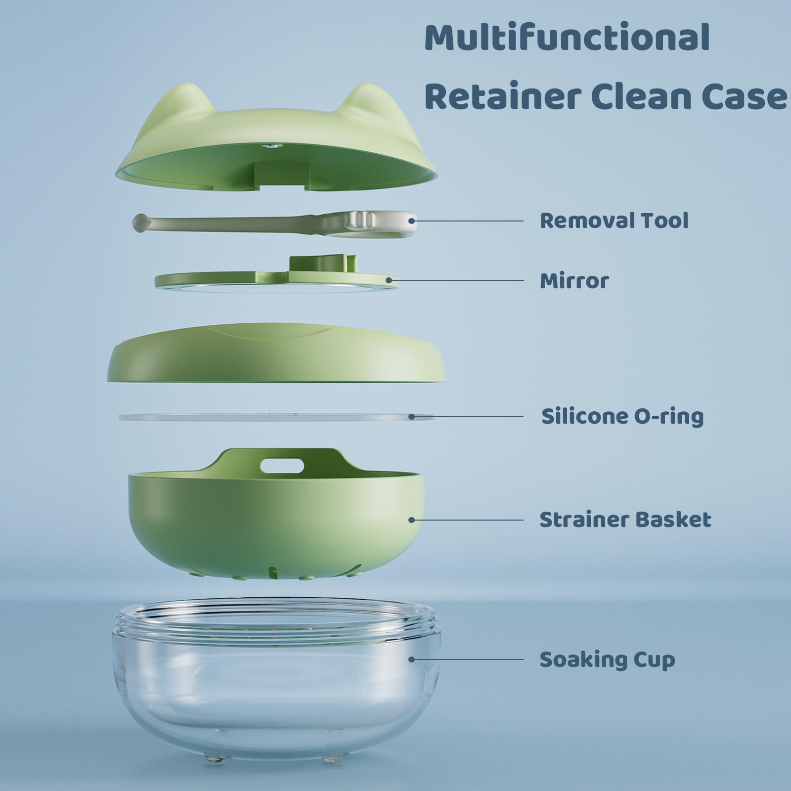 Upper storage compartment with lid