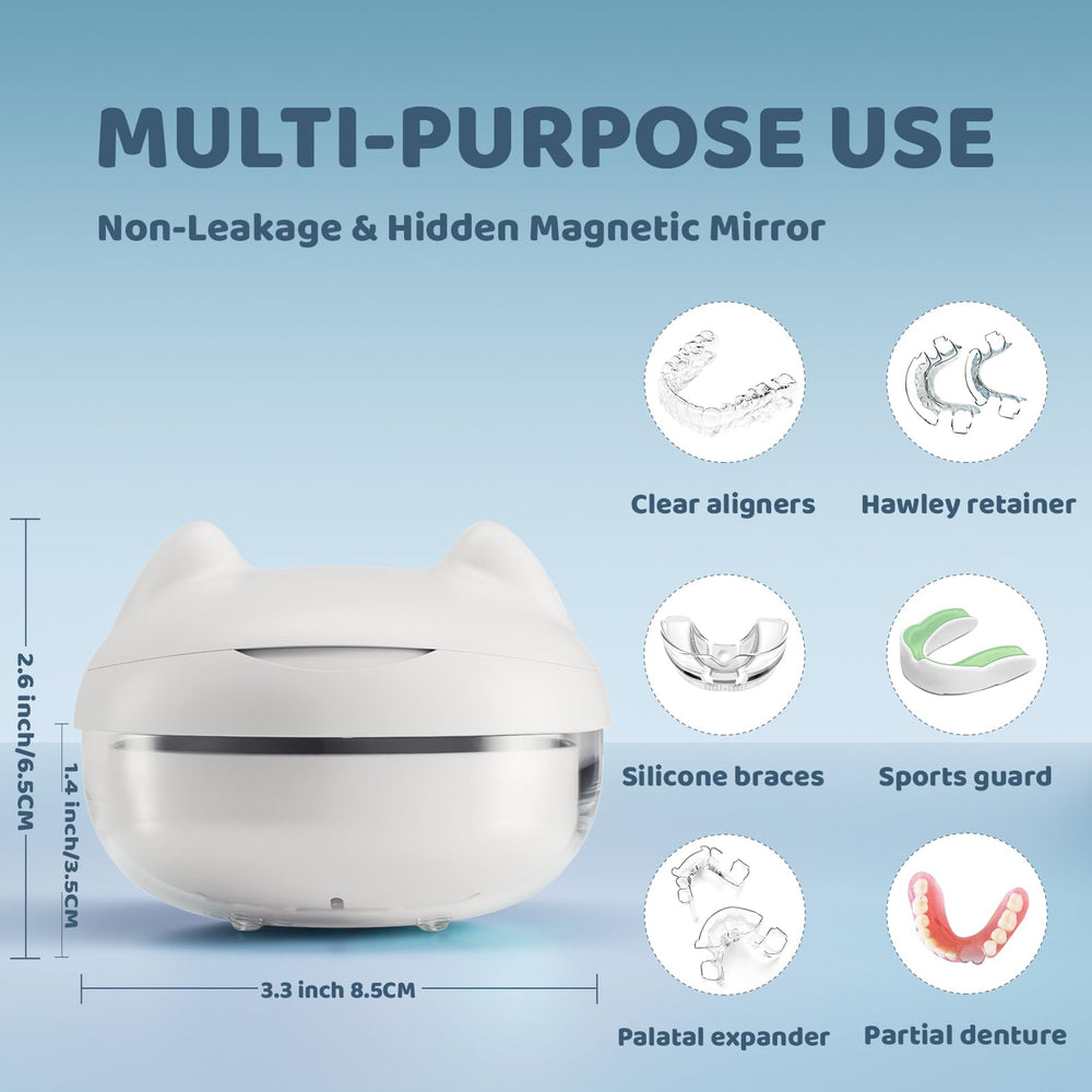 Leak-proof silicone seal detail on Gaboolo Retainer Case
