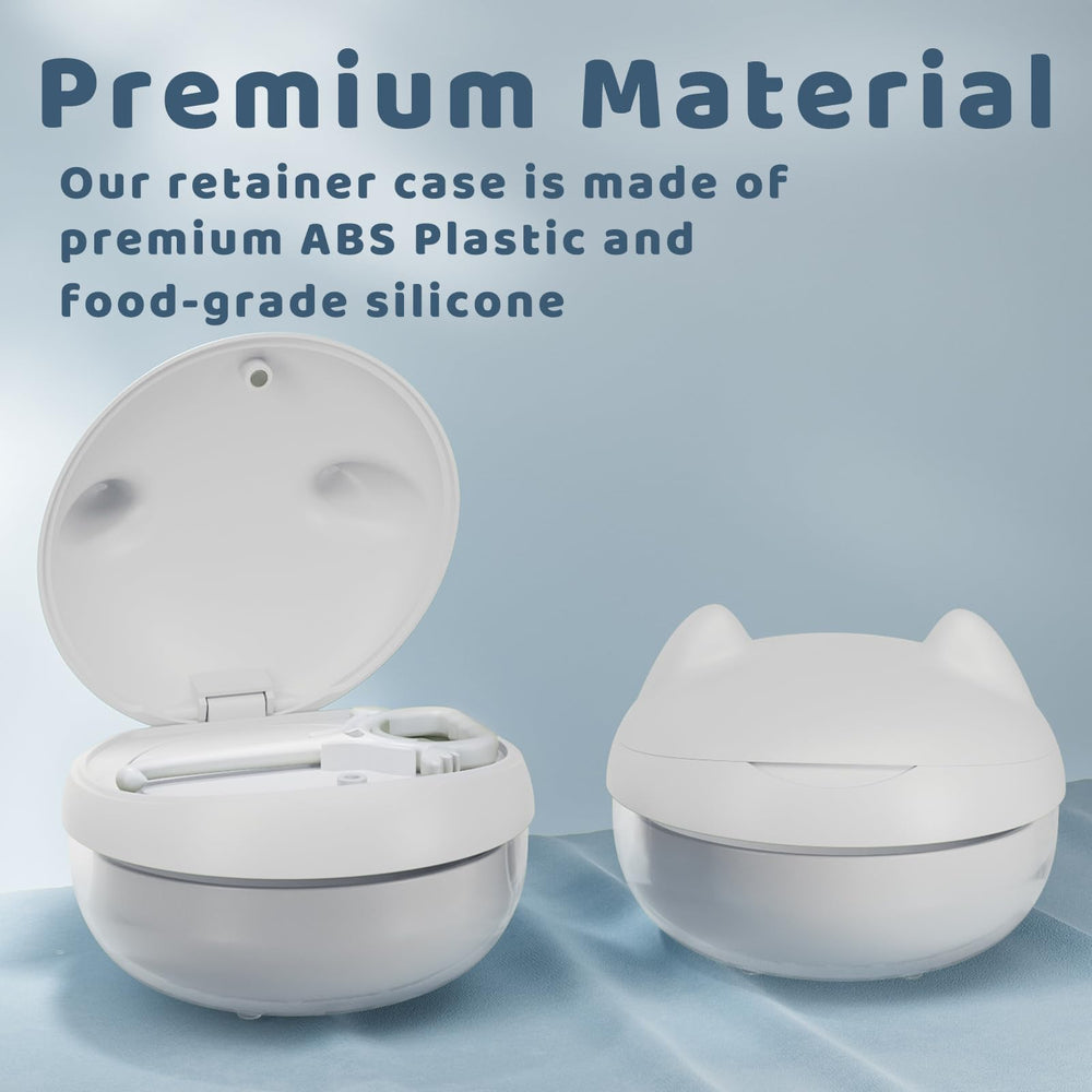 Multi-use storage inside Gaboolo case for retainers and small items