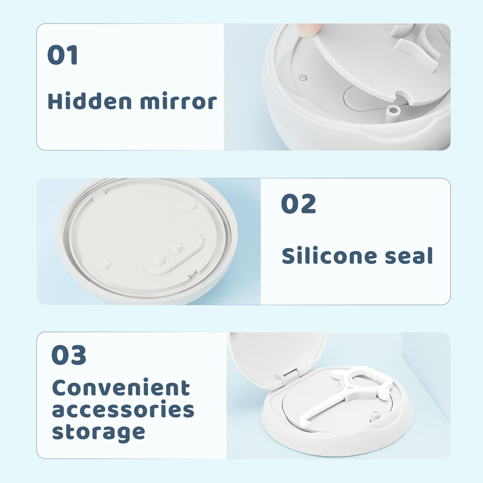 Materials and safety: PC, ABS, and food-grade silicone used in Gaboolo case
