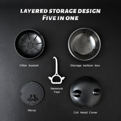 Compact portable Gaboolo retainer case for travel