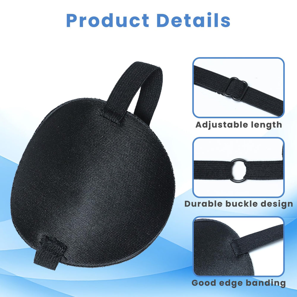 Concave interior of Gabrella eye patch avoiding eyelash contact