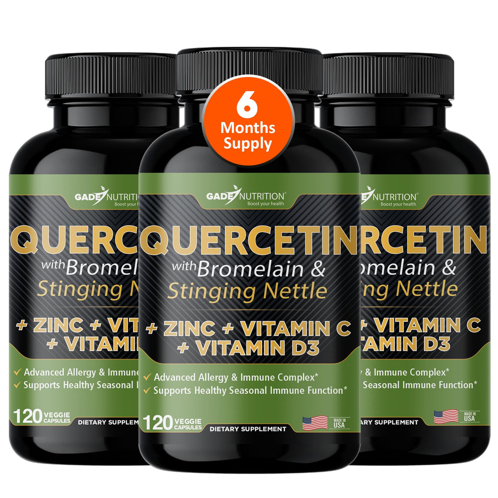 Gade Nutrition Quercetin 500mg bottle front